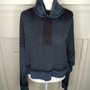 Free People Movement cropped funnel neck